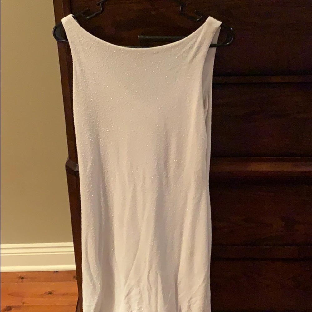 Shiny tank dress mid length